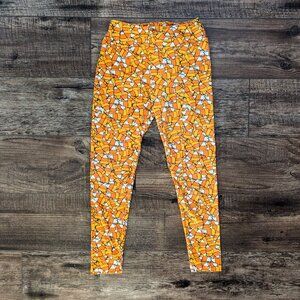 LuLaRoe Candy Corn Leggings OS  Halloween Autumn